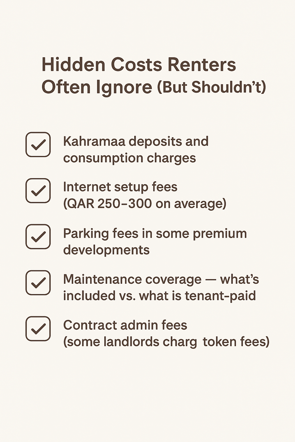 Hidden Costs Renters Often Ignore (But Shouldn’t)