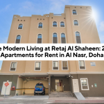 Experience Modern Living at Retaj Al Shaheen 2-Bedroom Apartments for Rent in Al Nasr, Doha